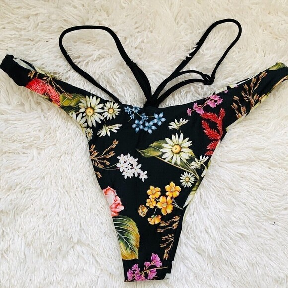 Agua Bendita Womens Egle Moss Bikini Reversible Bottom Large - Picture 10 of 12